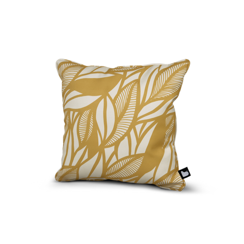 B-Cushion Art Collection - Poplar Leaf Butter Yellow